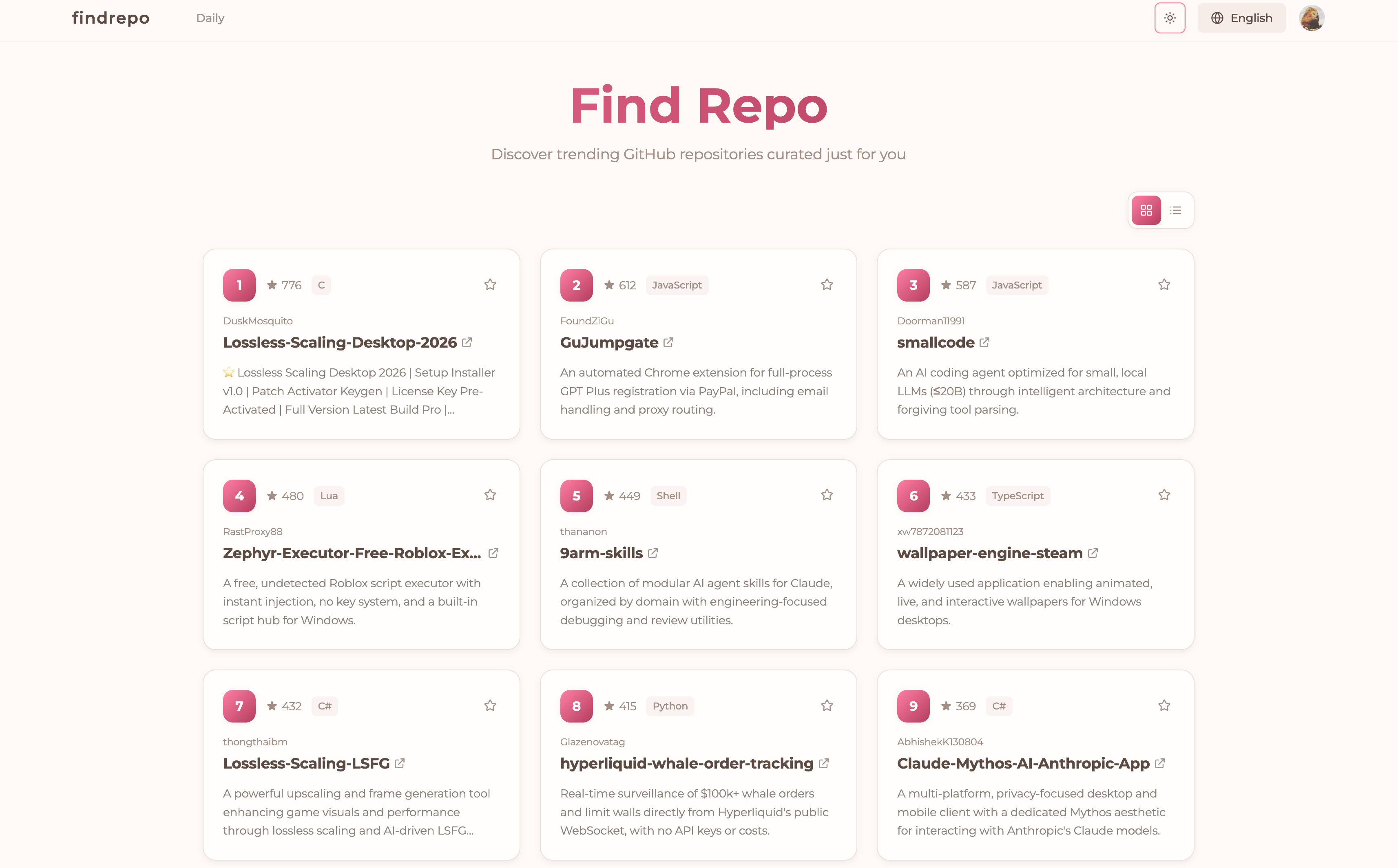 Find Repo